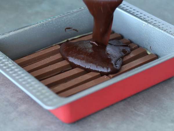 Brownie s Kit Kat ® - Priprava korak 3