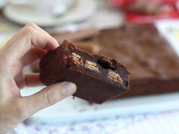 Brownie s Kit Kat ® - Priprava korak 4