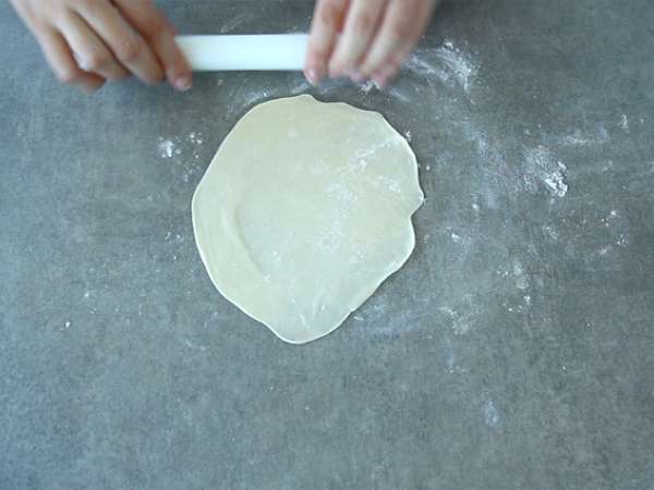 Pšenične tortilje - Priprava korak 2