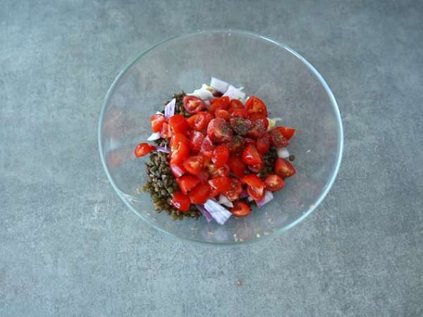 Vegetarijanski tacos z lečo - Priprava korak 3