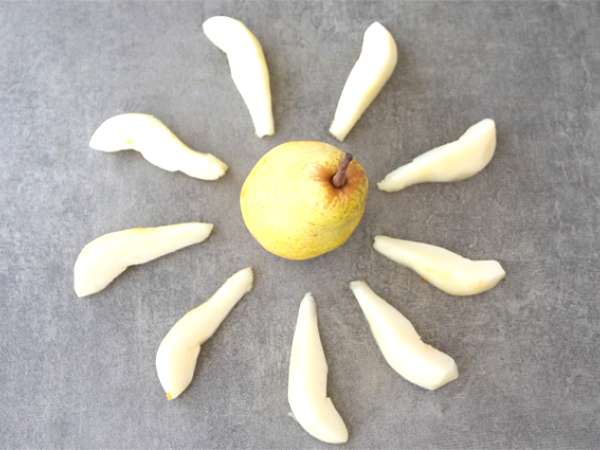 Hruškov in čokoladni tart - Priprava korak 1