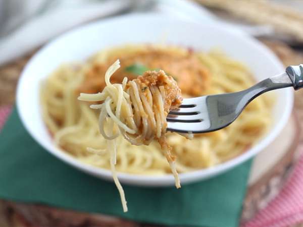 Rdeča omaka pesto - Priprava korak 3