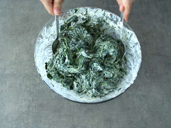 Lazanja iz bučk in špinače - Priprava korak 4