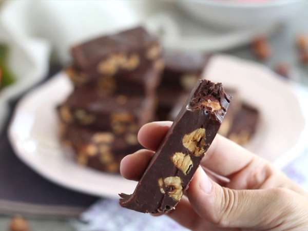 Fudge z lešniki - Čokolada in kvadrati z lešniki - Priprava korak 4