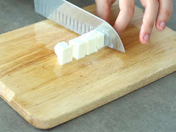 Solata iz Rubikove kocke - Priprava korak 1