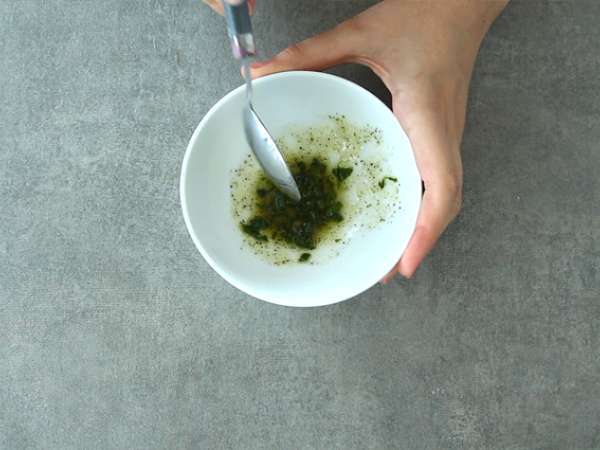 Solata iz Rubikove kocke - Priprava korak 2