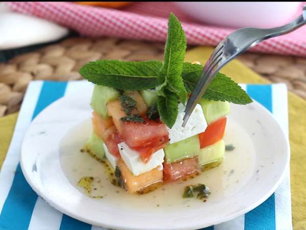 Solata iz Rubikove kocke - Priprava korak 4