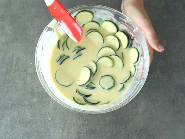 Clafoutis iz bučk in kozjega sira - Priprava korak 2