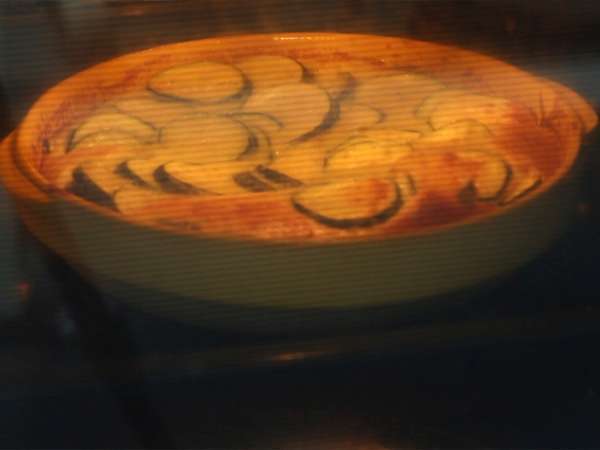 Clafoutis iz bučk in kozjega sira - Priprava korak 3