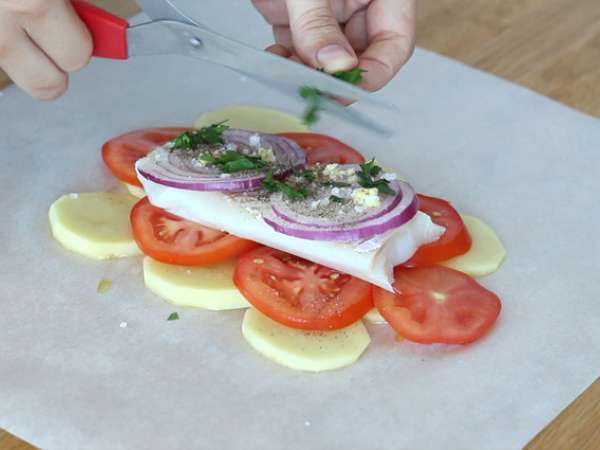 Papillote iz trske - Priprava korak 3