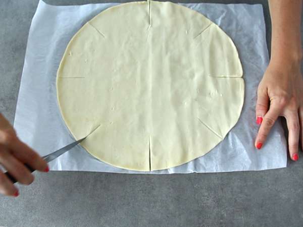 Sadni zvezdni kolač - Priprava korak 1