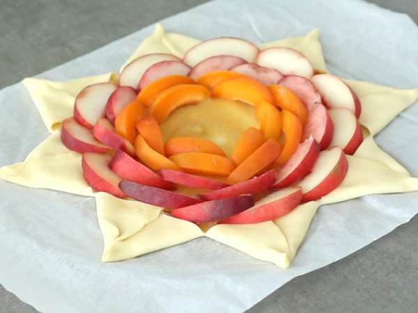 Sadni zvezdni kolač - Priprava korak 3