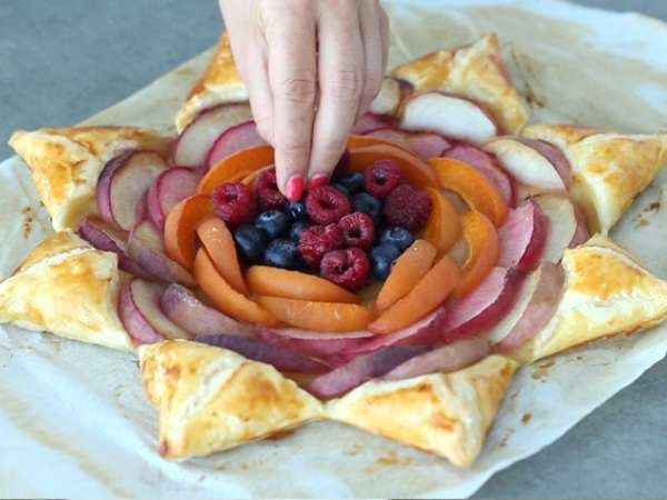 Sadni zvezdni kolač - Priprava korak 4