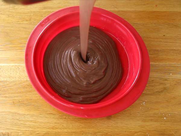 Čokoladni flan (brez glutena) - Priprava korak 4