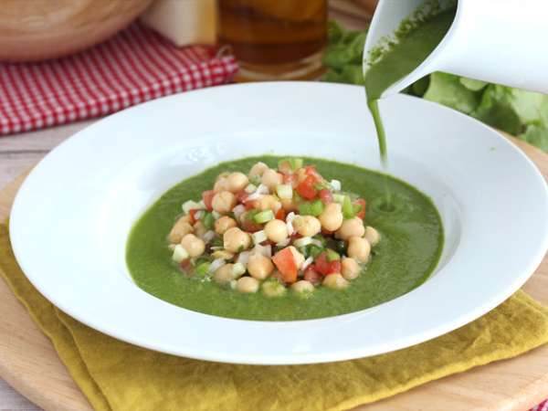 Solatna juha in solata iz čičerke - Priprava korak 5