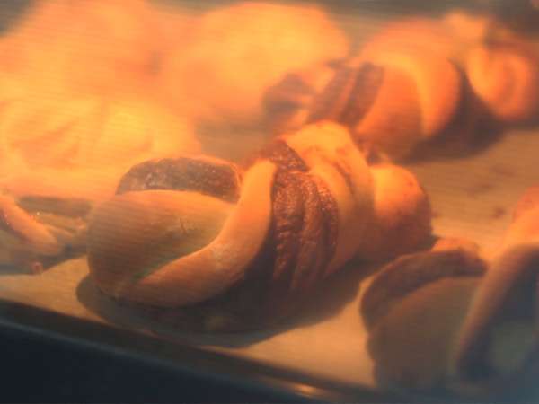 Pletene žemljice z Nutello - Priprava korak 6