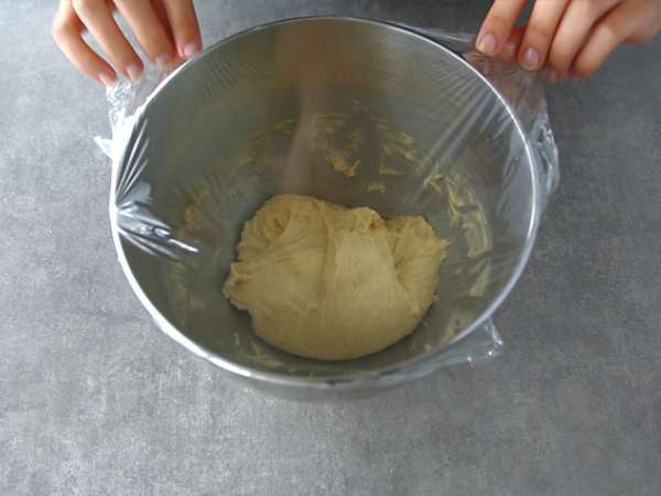 Brioche Butchy - Brioche brez masla - Priprava korak 3