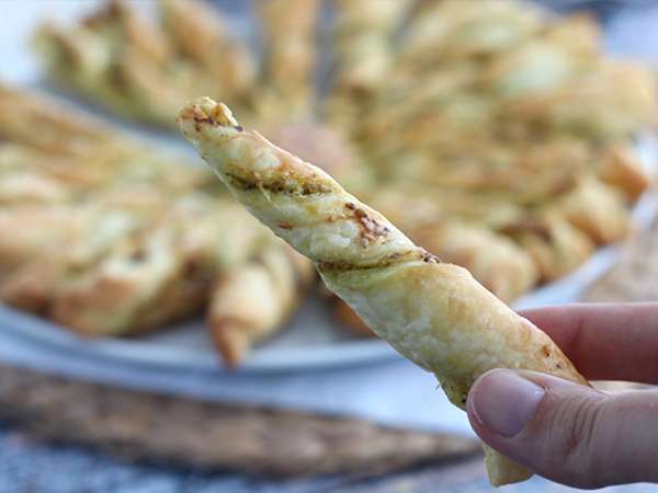 Listnato testo s pestom - Priprava korak 5