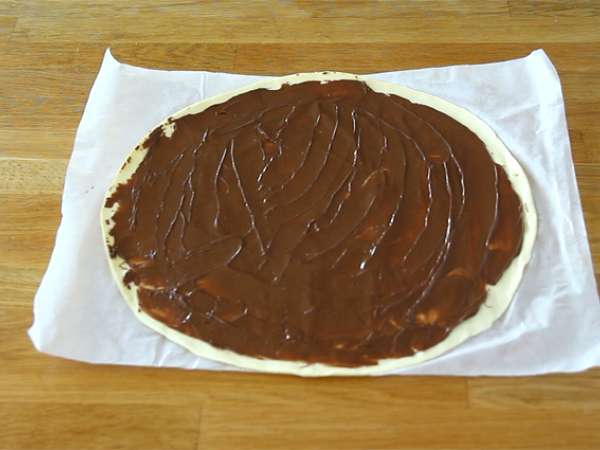 Palmiers iz listnatega testa - Priprava korak 1