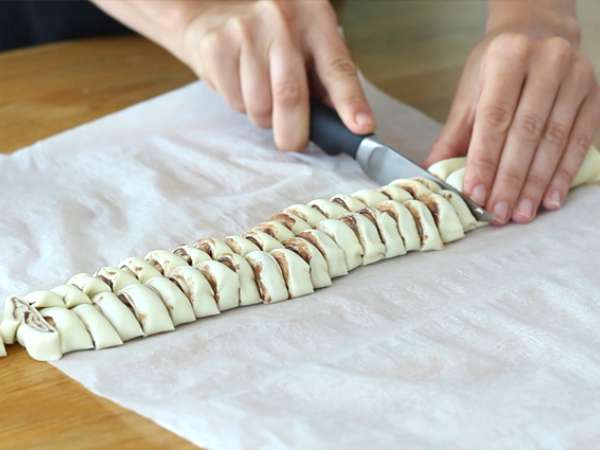 Palmiers iz listnatega testa - Priprava korak 3