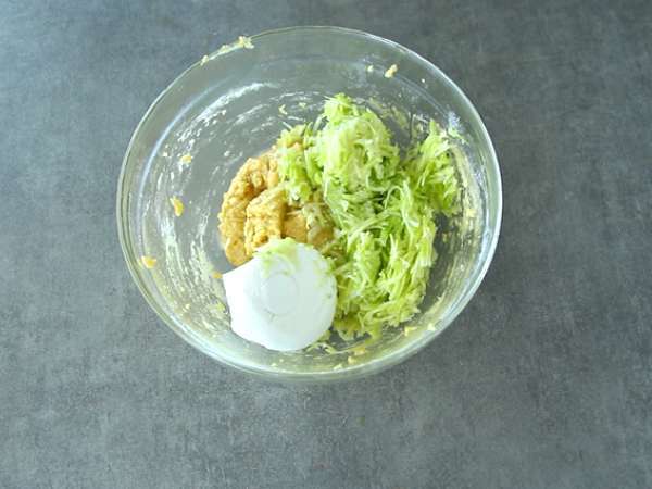 Kolački iz bučk in kozjega sira - Priprava korak 2