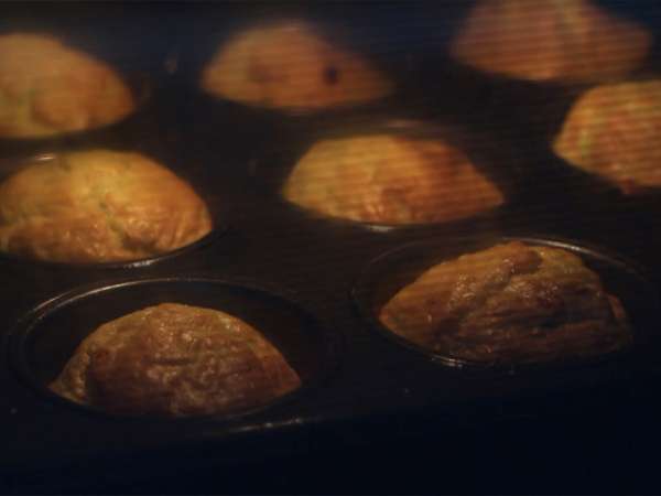 Kolački iz bučk in kozjega sira - Priprava korak 3