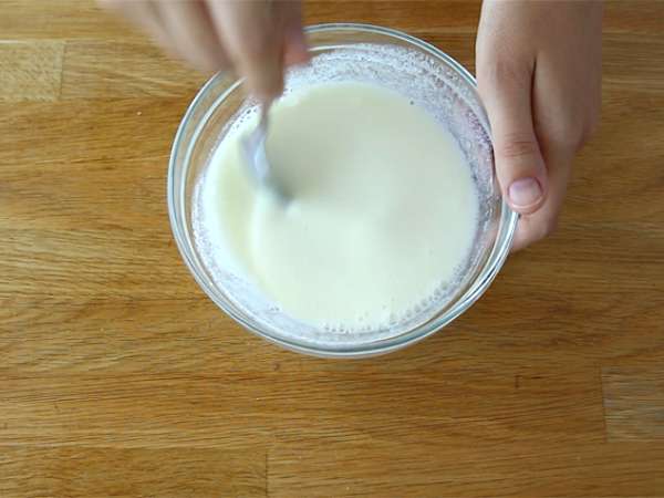 Rdeča žametna torta - Priprava korak 1