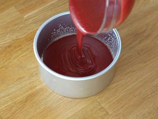 Rdeča žametna torta - Priprava korak 5