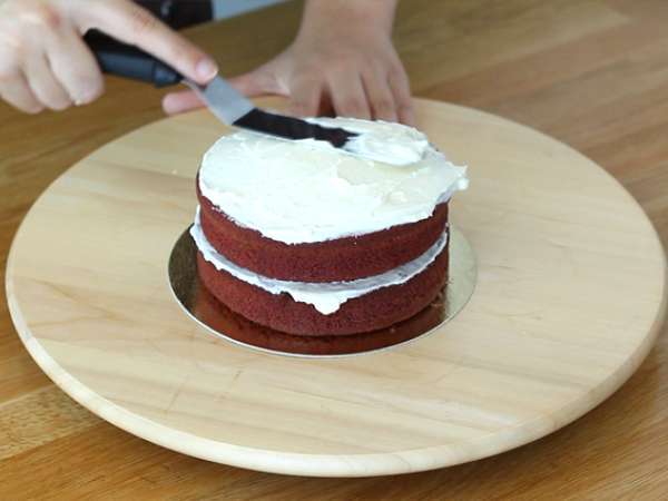 Rdeča žametna torta - Priprava korak 10