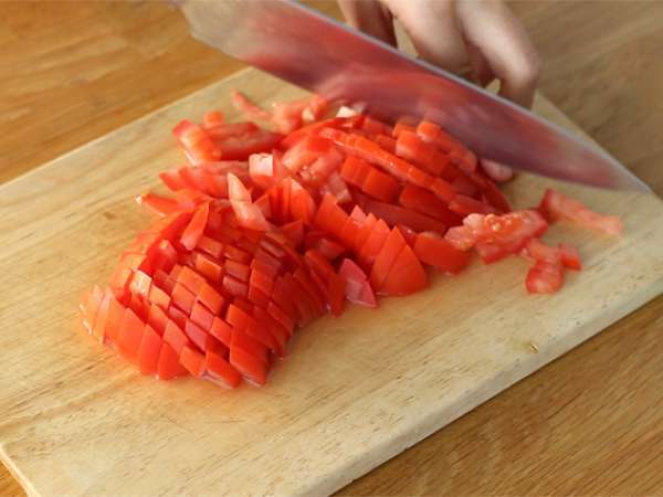 Enostavno Chakchouka - Priprava korak 1