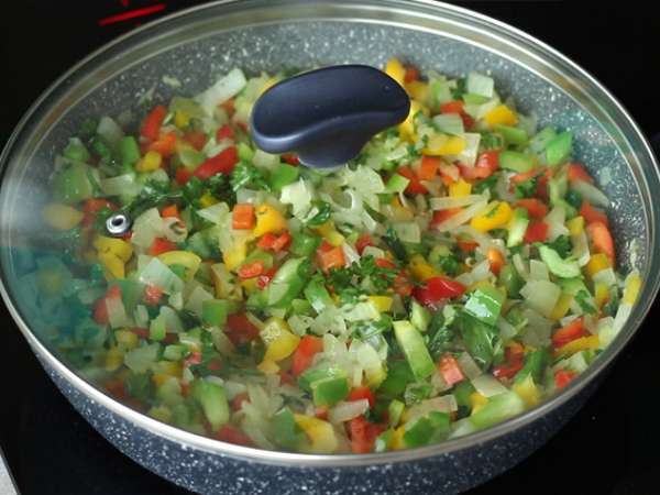 Enostavno Chakchouka - Priprava korak 3