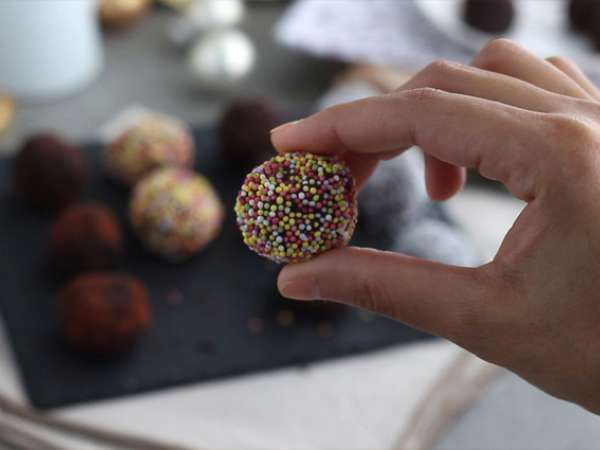 Čokoladno obloženi tartufi - Priprava korak 6