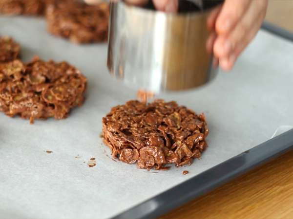 Roza peščene torte Božični severni jeleni - Priprava korak 2