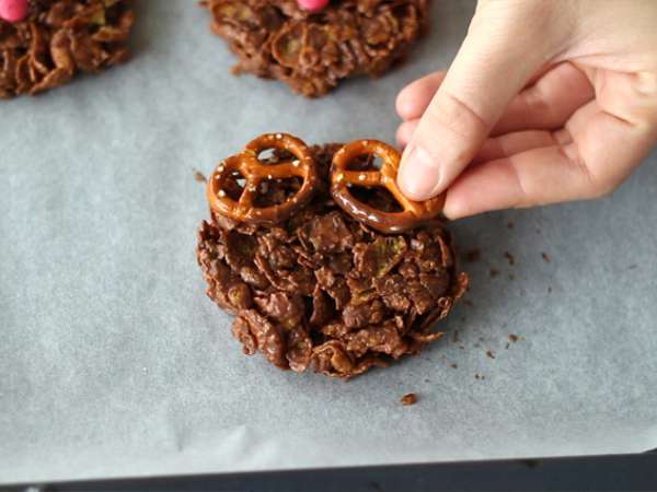 Roza peščene torte Božični severni jeleni - Priprava korak 3