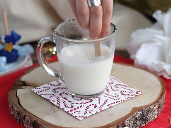 Vroče čokoladne lizike: bela čokolada + speculoos - Priprava korak 5