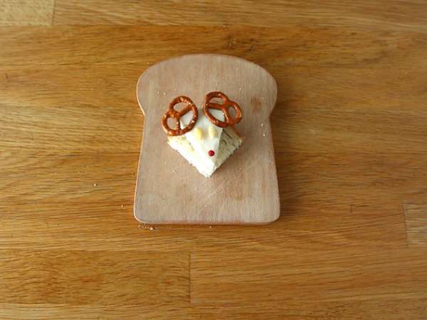 Smejoča se krava severni jelen toast - Priprava korak 2