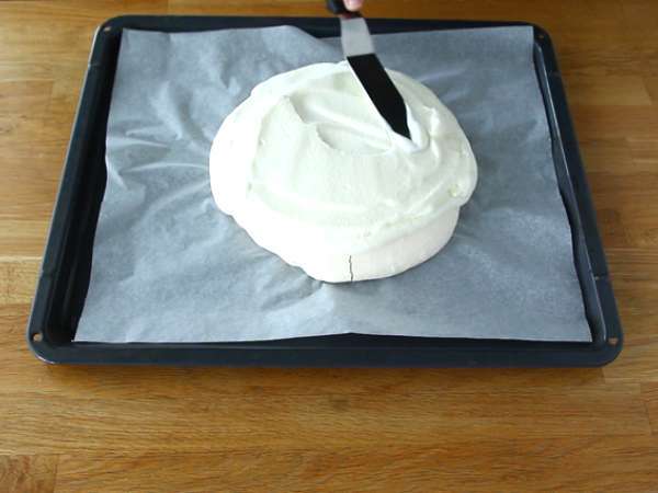 Enostavna pavlova iz eksotičnega sadja - Priprava korak 4