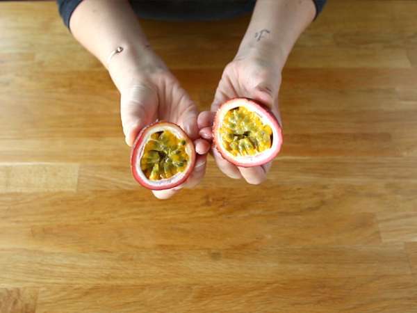 Enostavna pavlova iz eksotičnega sadja - Priprava korak 5