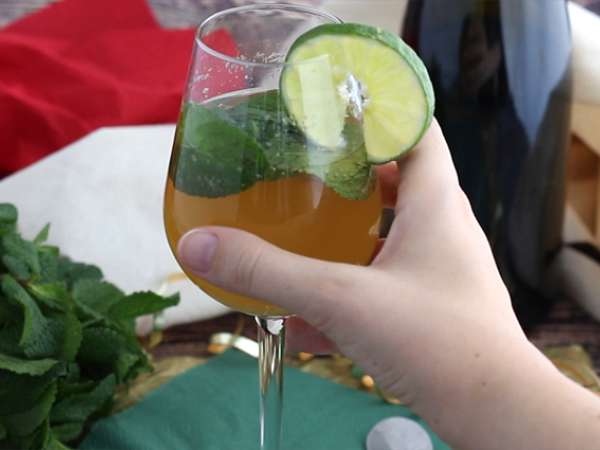 Kraljevi šampanjec mojito - Priprava korak 3