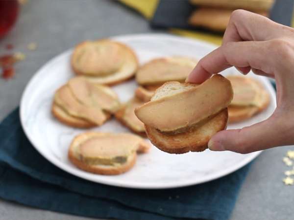 Foie gras, kuhan v soli - Priprava korak 5