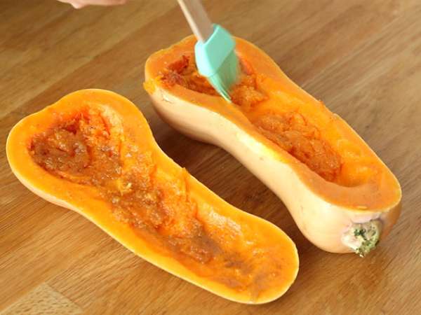 Motovilec, polnjen s kvinojo in granatnim jabolkom - Priprava korak 3