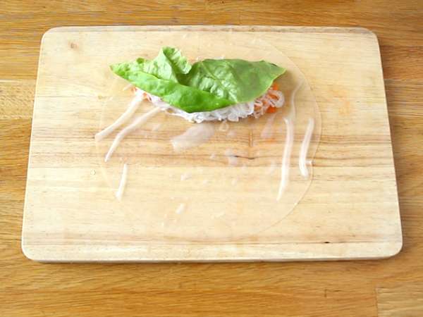 Spomladanski zvitki - piščančje kozice - Priprava korak 5