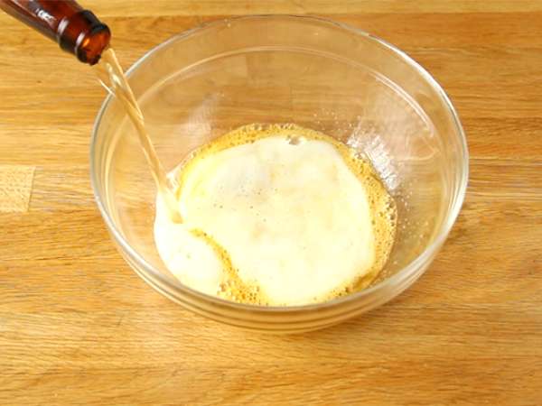 Testo za palačinke z lagerjem - Priprava korak 1