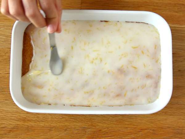 Limonin in ovseni brownie z limonino glazuro - Priprava korak 6