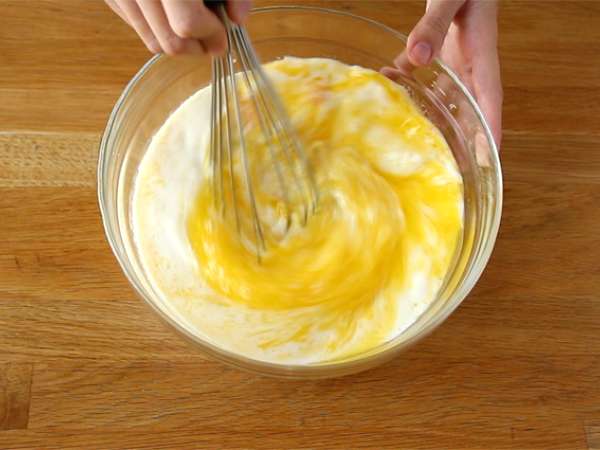 Japonske palačinke. Puhaste palačinke - Priprava korak 1