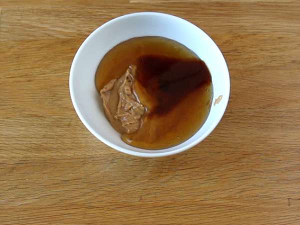 Žitna ploščica iz puhastega riža z arašidi - Priprava korak 4