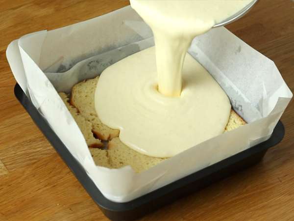 Cheesecake in francoski toast cheesecake bars (francoski toast cheesecake bars) - Priprava korak 5