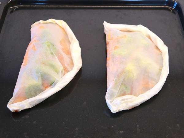 Piščanec v zavitku (enostavno in zdravo) - Priprava korak 4