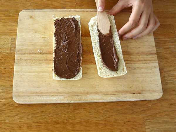 Panini z namazom - Priprava korak 2