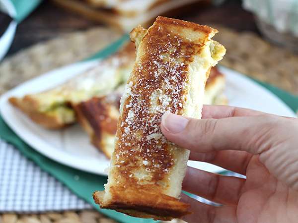 Slani francoski toast s pestom - Priprava korak 6